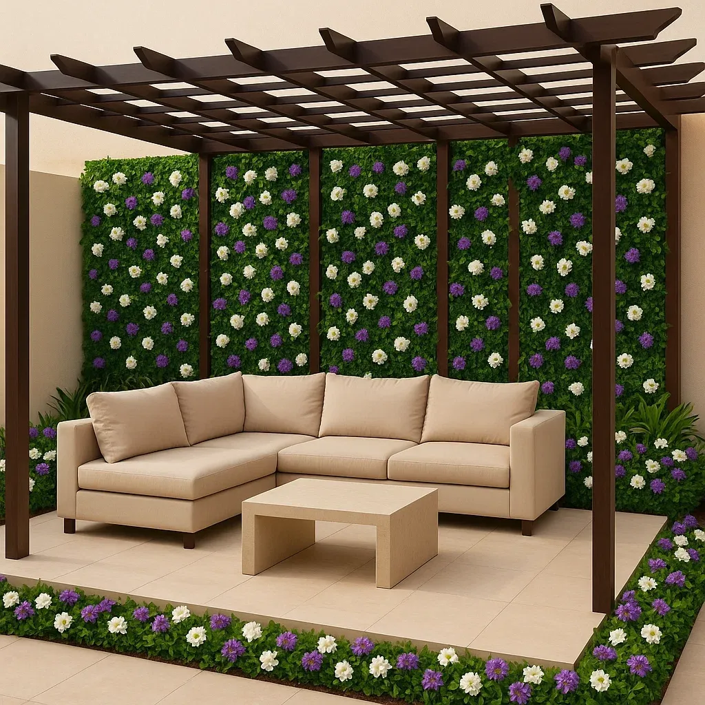 جلسات شتوية ساحرة في القطيف مع أجمل تصاميم البرجولات العصرية