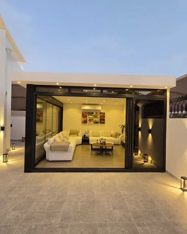 بناء وتصميم ملاحق زجاجية في القطيف | تصاميم عصرية وفاخرة