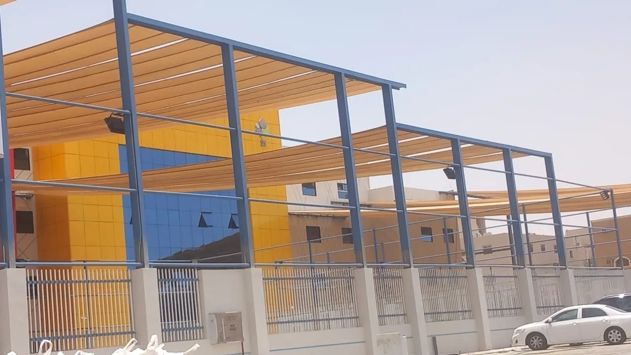 تركيب مظلات وسواتر في الفرسان 