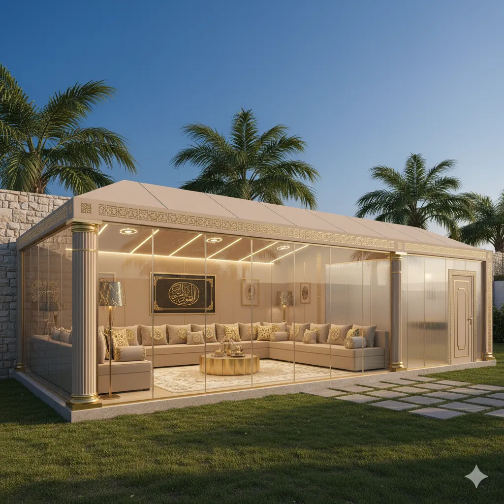 تصميم مجلس خارجي فخم في القطيف: أفكار، أسعار، وخدمات مميزة