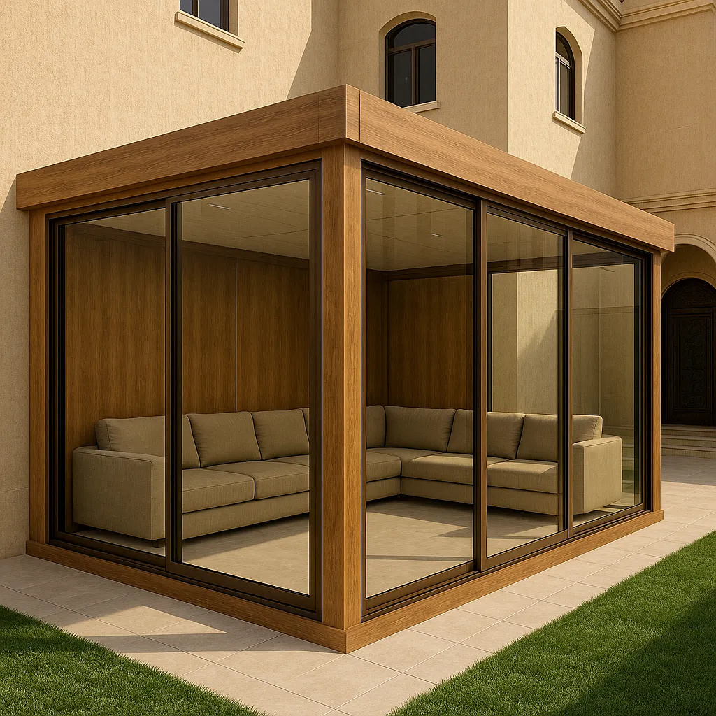 تركيب ملاحق زجاجية خارجية في الدمام – فخامة التصميم وأناقة ا