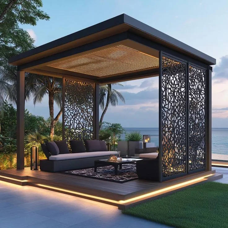 تركيب مظلات استراحات في الدمام | تصاميم حديثة وجودة عالية