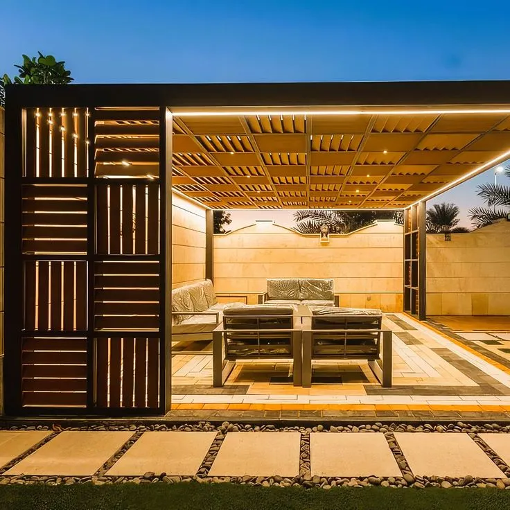 تركيب مظلات استراحات في الدمام | تصاميم حديثة وجودة عالية