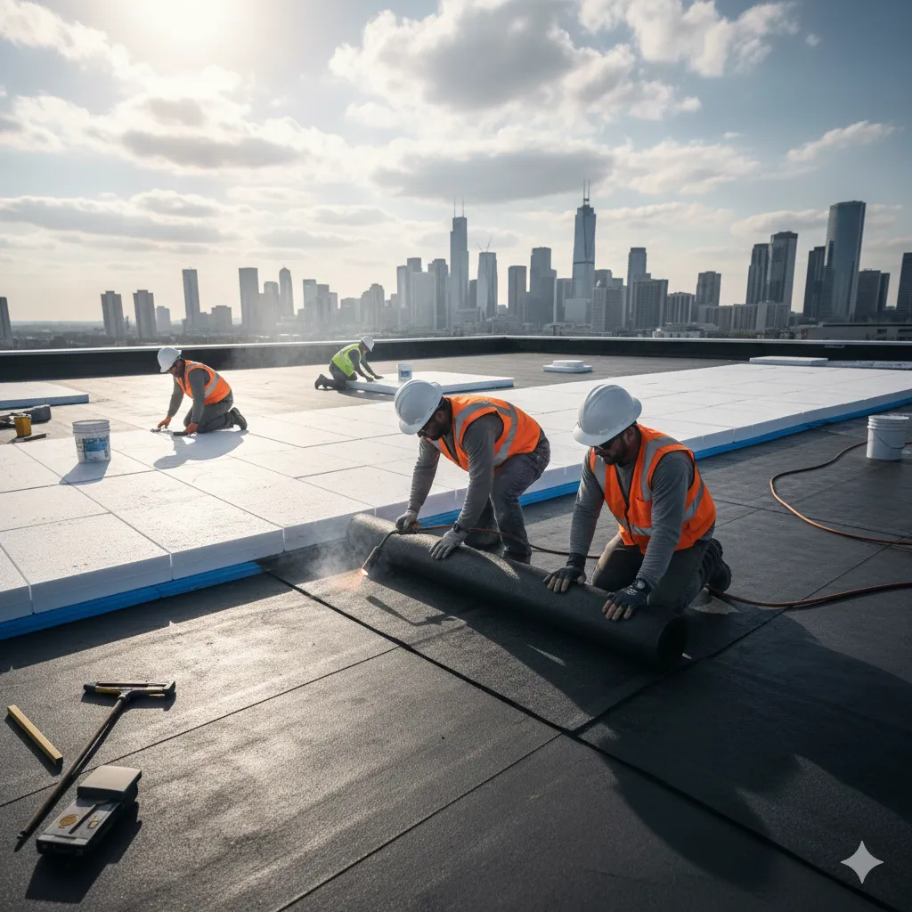 عوزال اسطح الدمام | دهان عوازل اسطح مائية وحرارية