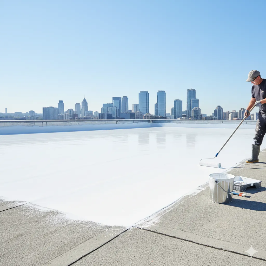 عوزال اسطح الدمام | دهان عوازل اسطح مائية وحرارية