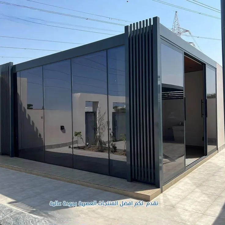 بناء وتصميم ملاحق زجاجية في القطيف | تصاميم عصرية وفاخرة