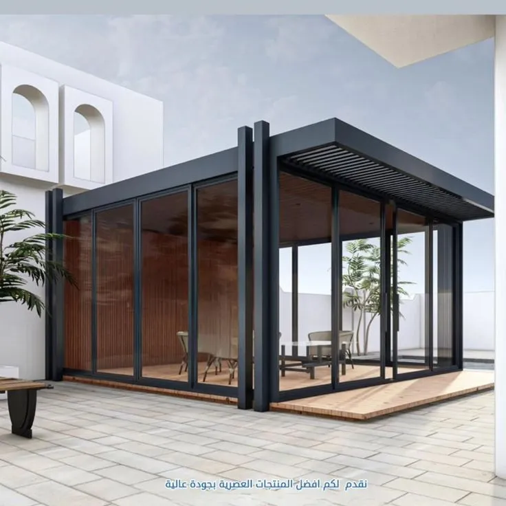 بناء وتصميم ملاحق زجاجية في القطيف | تصاميم عصرية وفاخرة