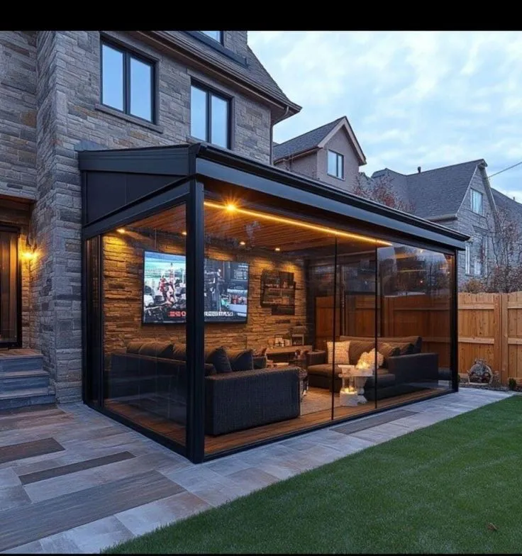 بناء وتصميم ملاحق زجاجية في القطيف | تصاميم عصرية وفاخرة