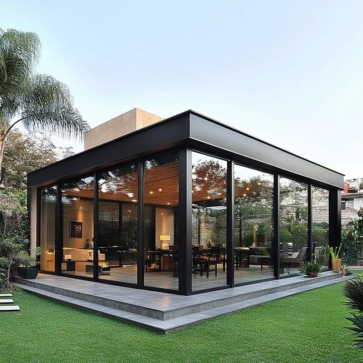 بناء وتصميم ملاحق زجاجية في القطيف | تصاميم عصرية وفاخرة