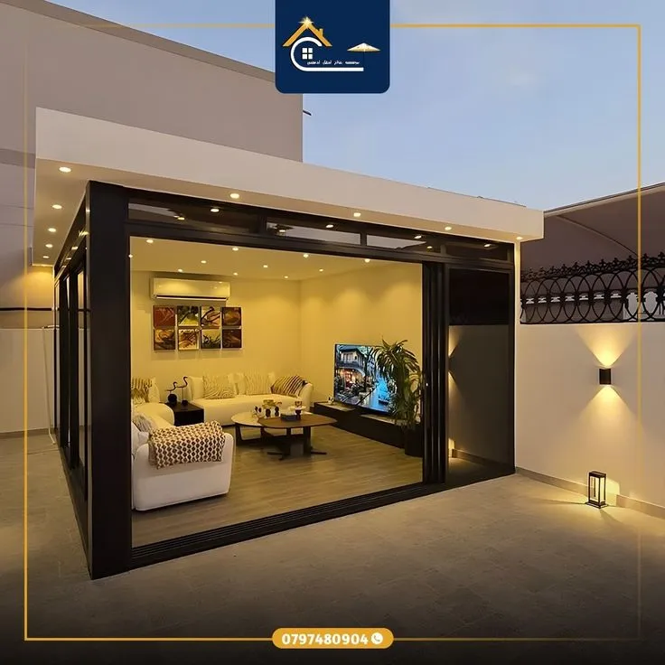 بناء وتصميم ملاحق زجاجية في القطيف | تصاميم عصرية وفاخرة