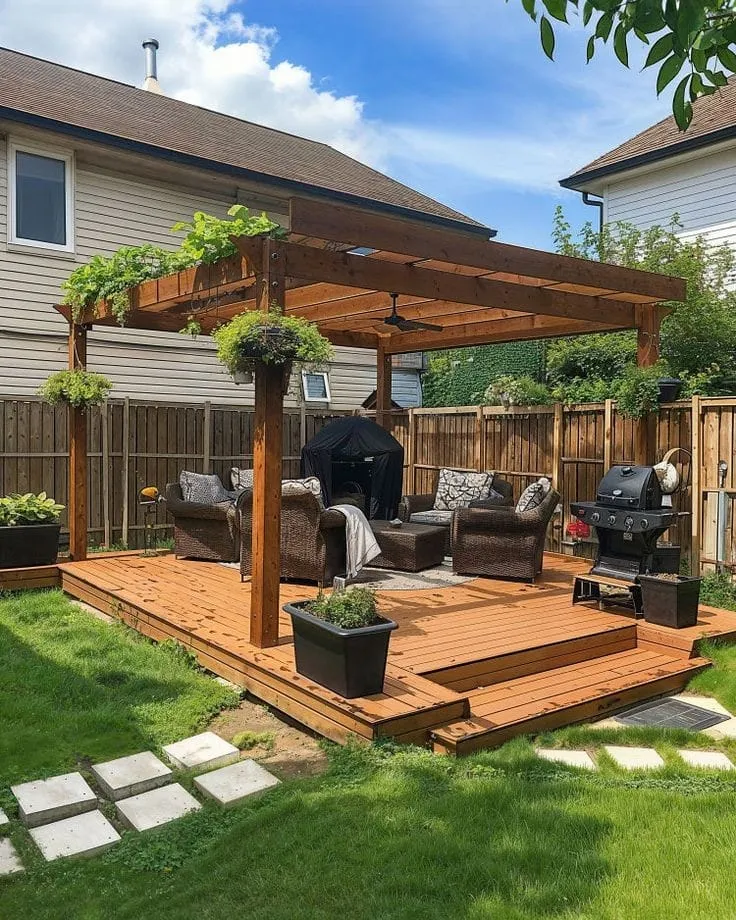 برجولات حدائق فاخرة في الخبر | برجولات جلسات خارجية شتوية