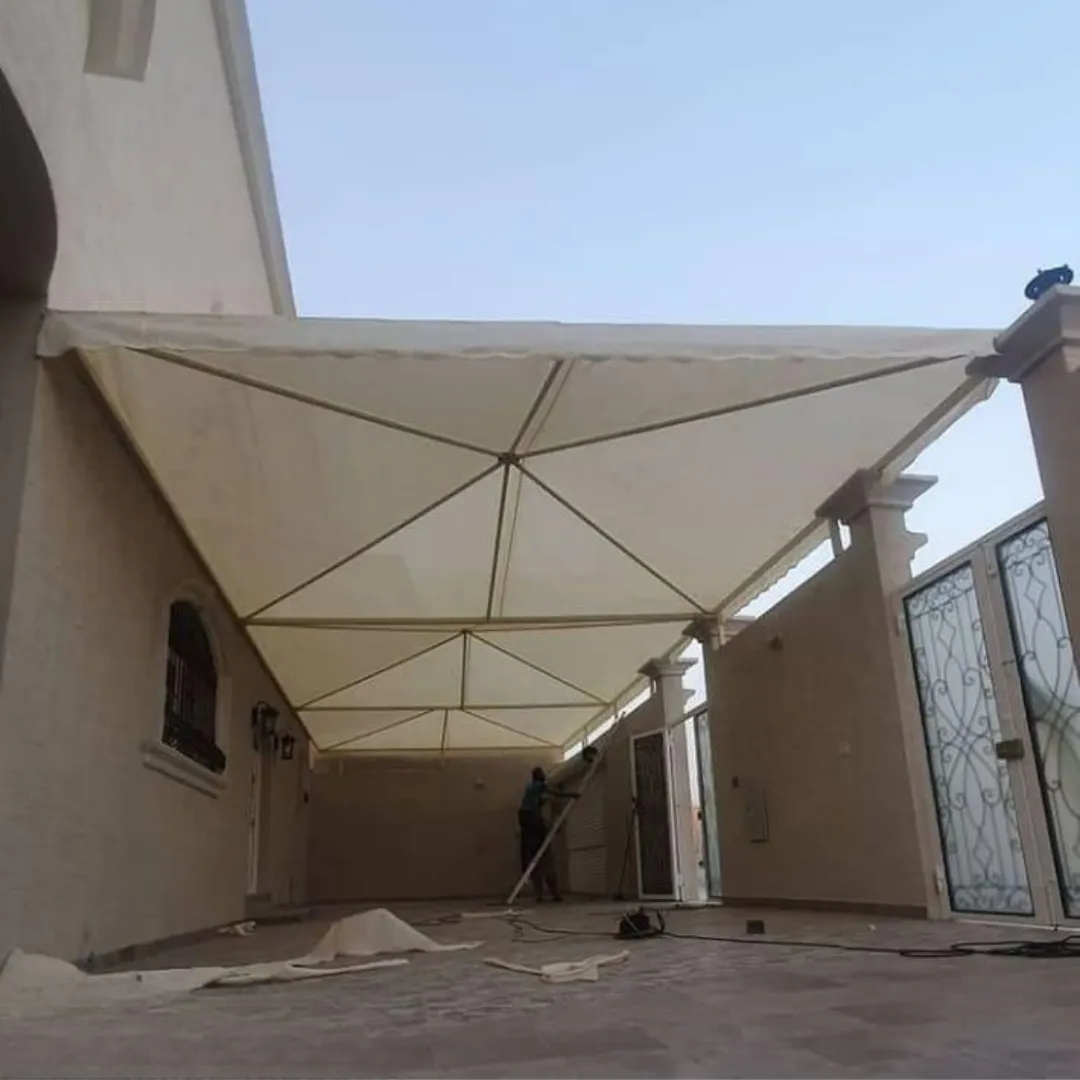 مظلات PVC الدمام | تركيب مظلت جلد بجودة عالية واسعار تنافسية