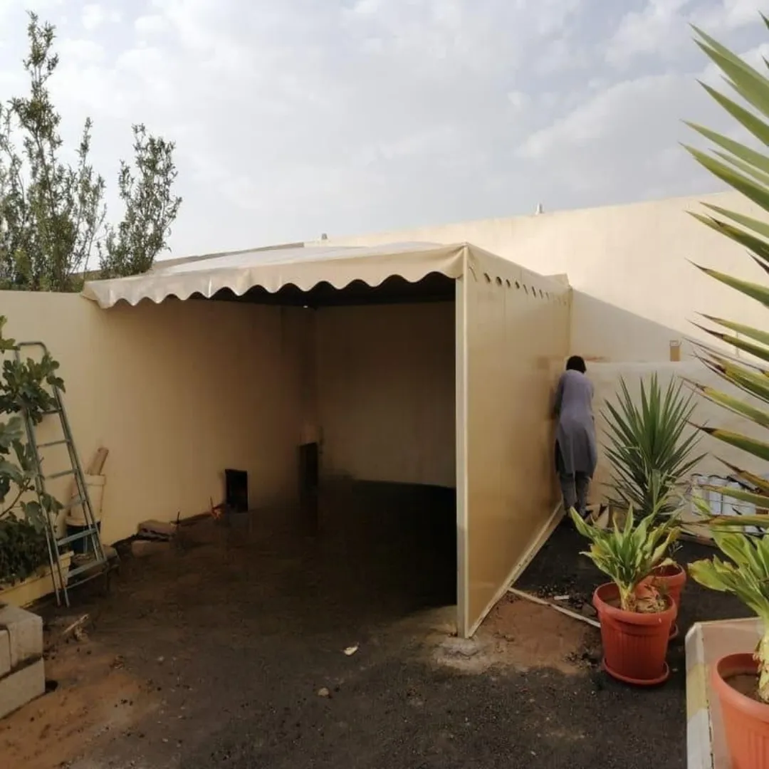 مظلات PVC الدمام | تركيب مظلت جلد بجودة عالية واسعار تنافسية