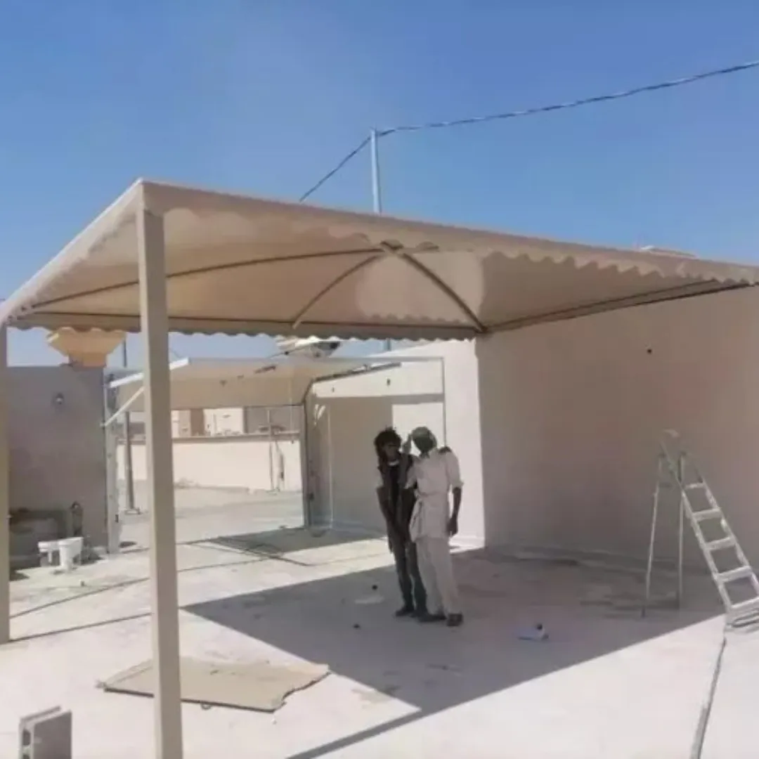 مظلات PVC الدمام | تركيب مظلت جلد بجودة عالية واسعار تنافسية