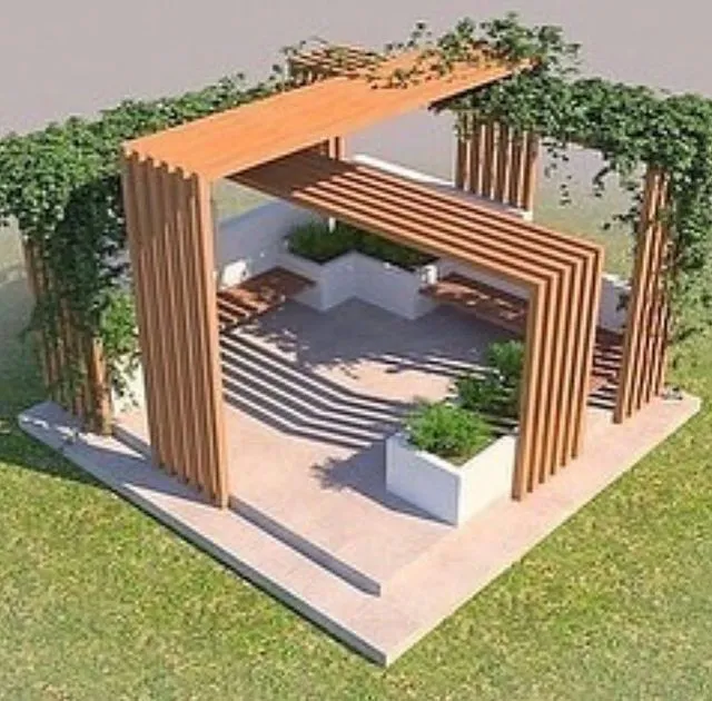 برجولات وجلسات حديثة